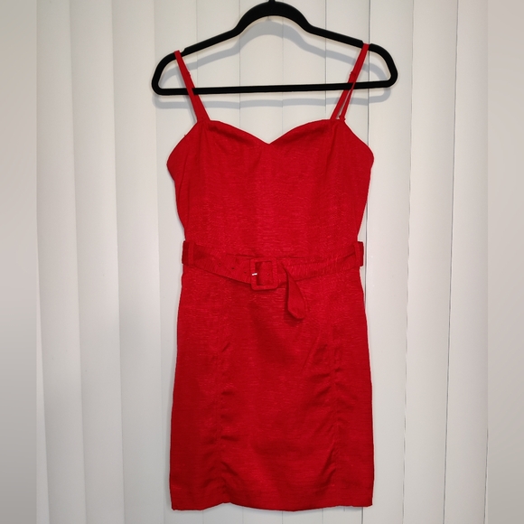 H&M Dresses & Skirts - H&M red mini dress size 8